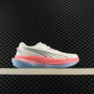 Puma Deviate NITRO 3 সাদা গোলাপি নীল দৌড়ের জুতো