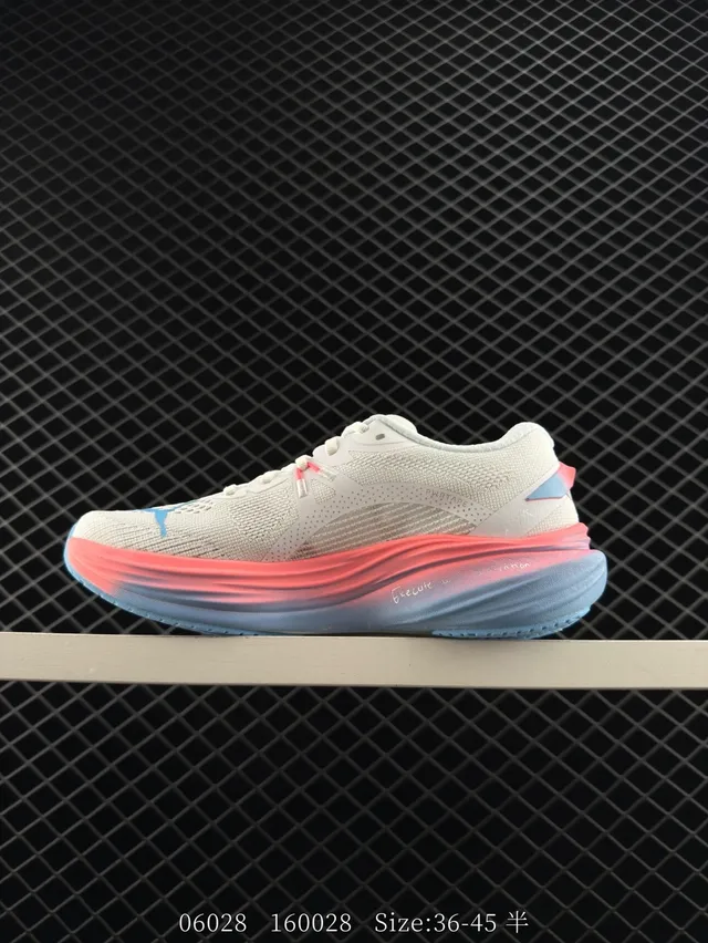 Puma Deviate NITRO 3 أبيض وردي أزرق أحذية جري 7