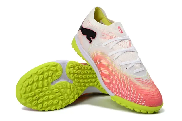 Puma Future Z Tênis Low-Cut Branco Rosa com upper de impressão em gradiente 4