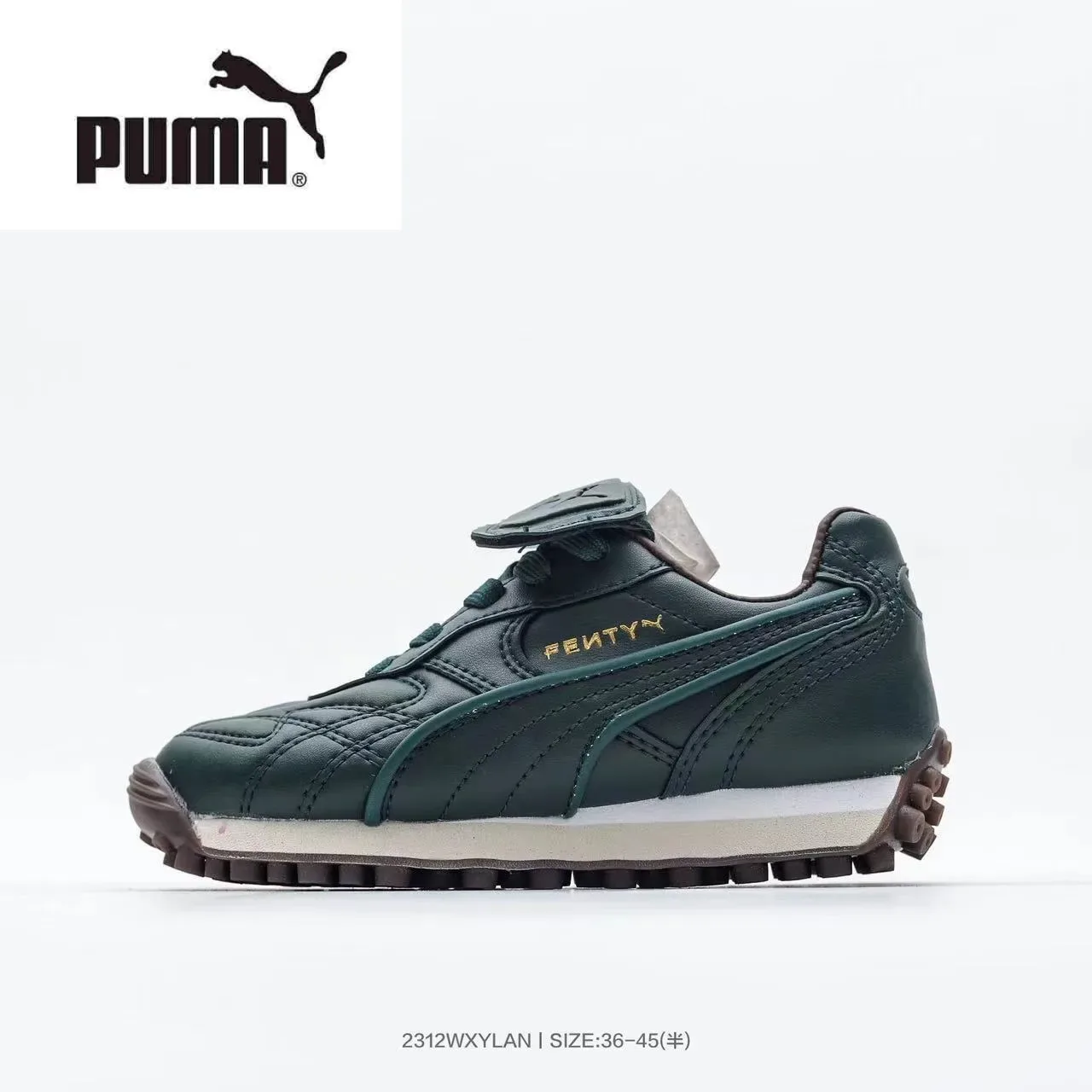 Puma Palermo Black Gold tige en cuir matelassé T-Toe Cap chaussures lifestyle 13