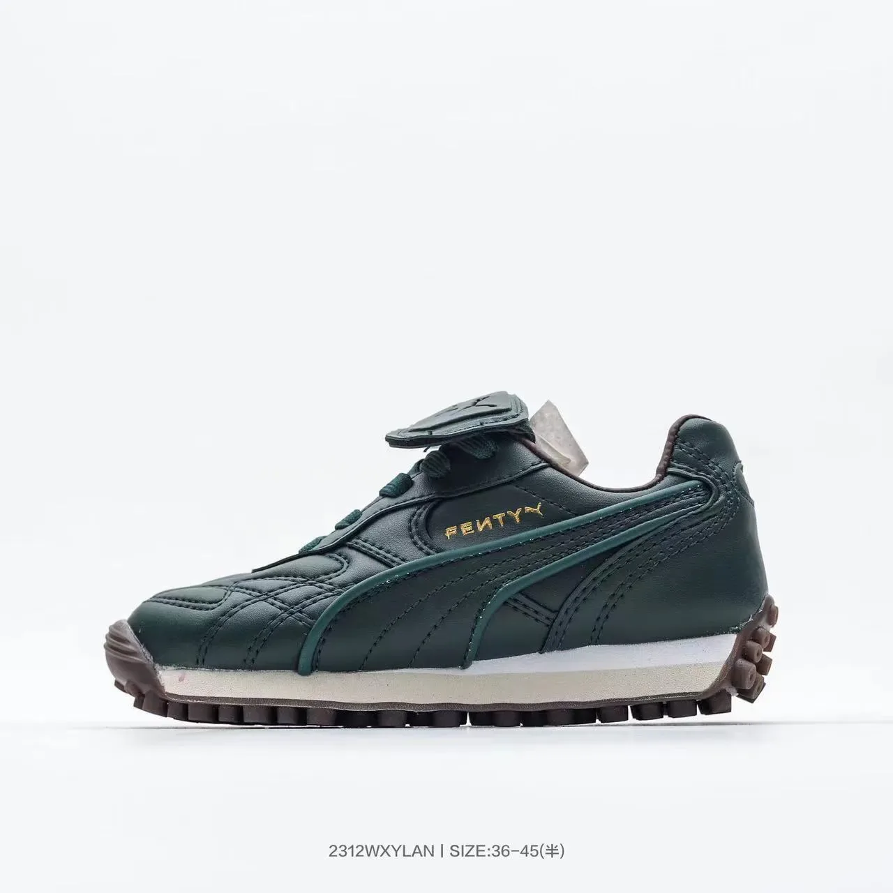 Puma Palermo Black Gold tige en cuir matelassé T-Toe Cap chaussures lifestyle 17