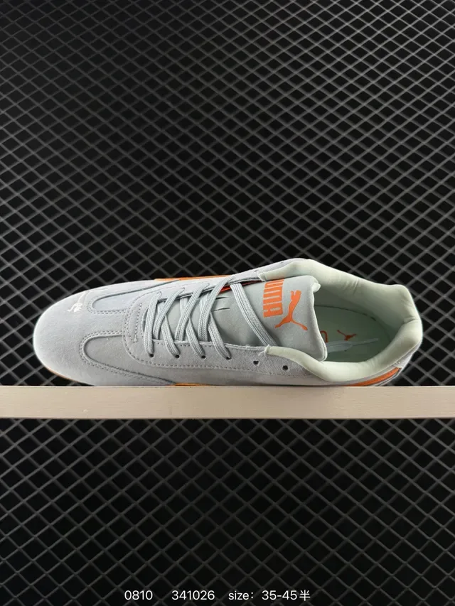 Puma Speedcat OG Cinza e Laranja Lifestyle Sneakers 5