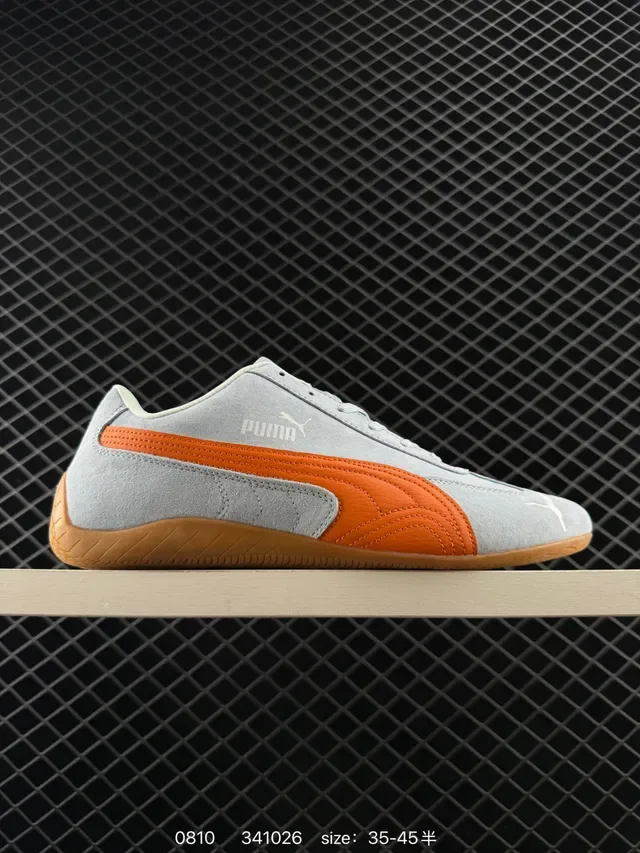Puma Speedcat OG Cinza e Laranja Lifestyle Sneakers 6