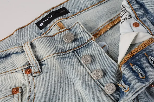 Purple Brand Lavage acide Slim-Fit Jeans 9