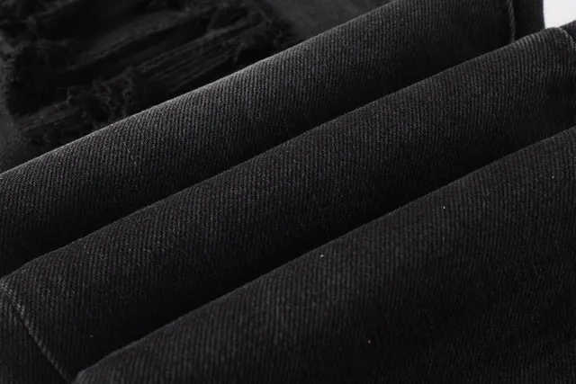 Purple Brand Jeans Distressed Noirs Lavés Slim-Fit 2