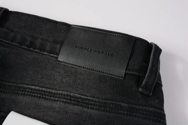 Purple Brand Jeans Distressed Noirs Lavés Slim-Fit 4