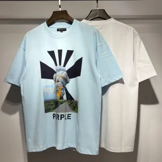 Purple Brand Graphic Print Oversized T-Shirt