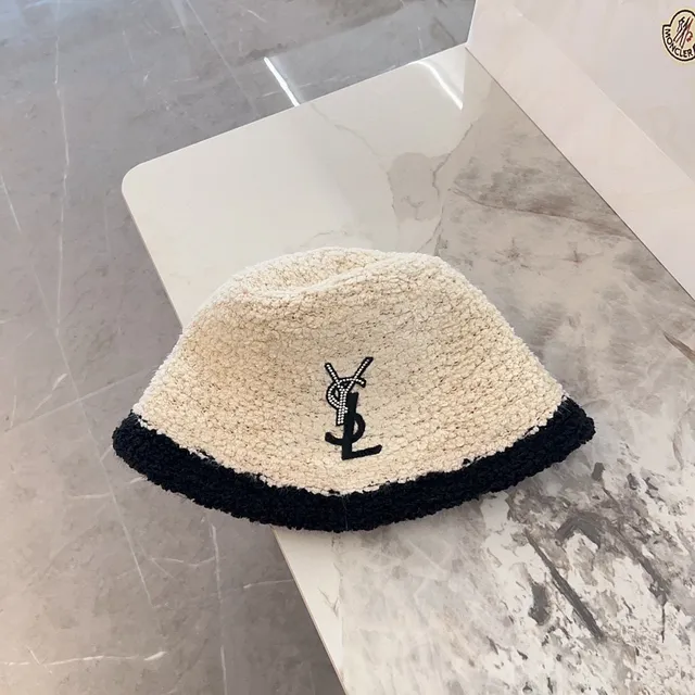 Saint Laurent 印花 Bouclé Bucket Hat 2