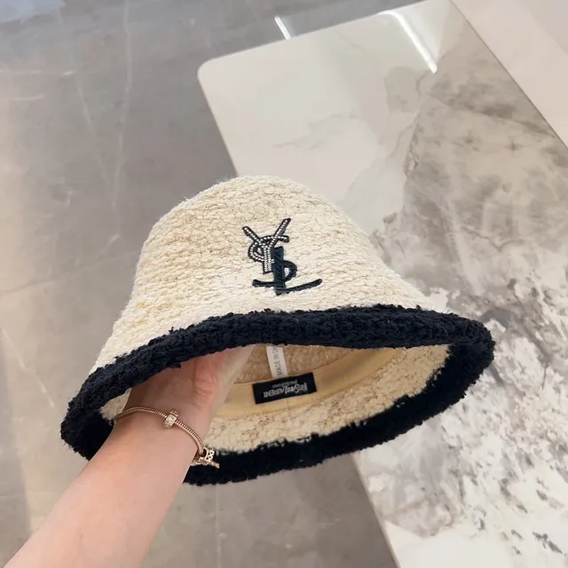 Saint Laurent 印花 Bouclé Bucket Hat 3
