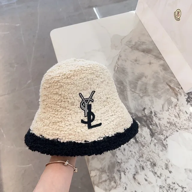 Saint Laurent 印花 Bouclé Bucket Hat 6