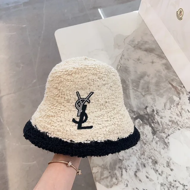Saint Laurent 印花 Bouclé Bucket Hat 7