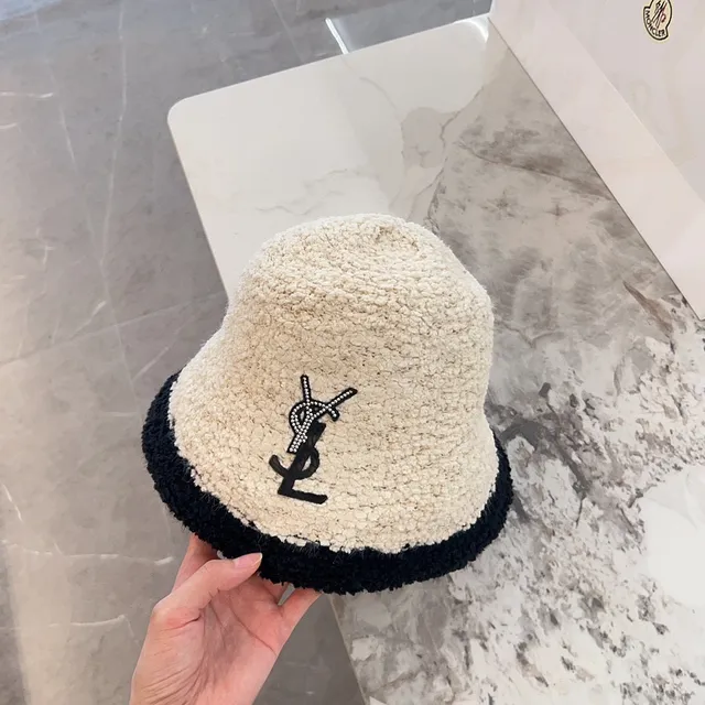 Saint Laurent 印花 Bouclé Bucket Hat 8