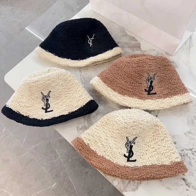 Saint Laurent 印花 Bouclé Bucket Hat 10