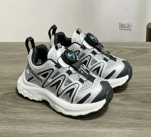 Salomon ACS Pro Silver Black Lime Green Chunky Sneakers 4