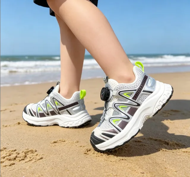 Salomon ACS Pro Silver Black Lime Green Chunky Sneakers 12