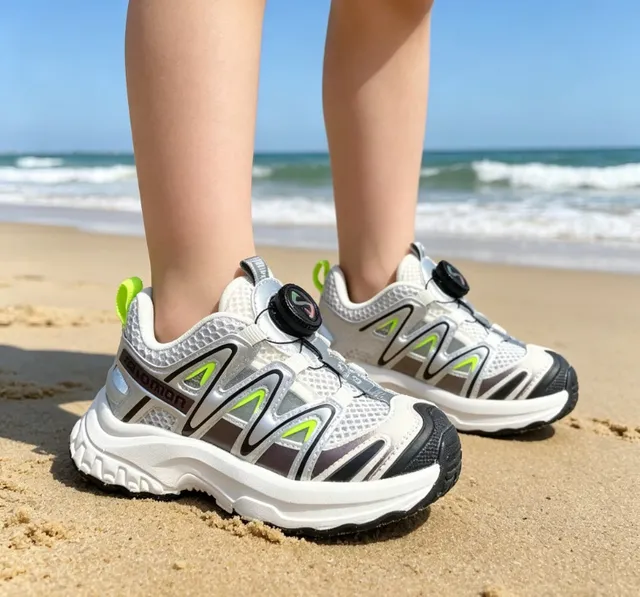 Salomon ACS Pro Silver Black Lime Green Chunky Sneakers 13