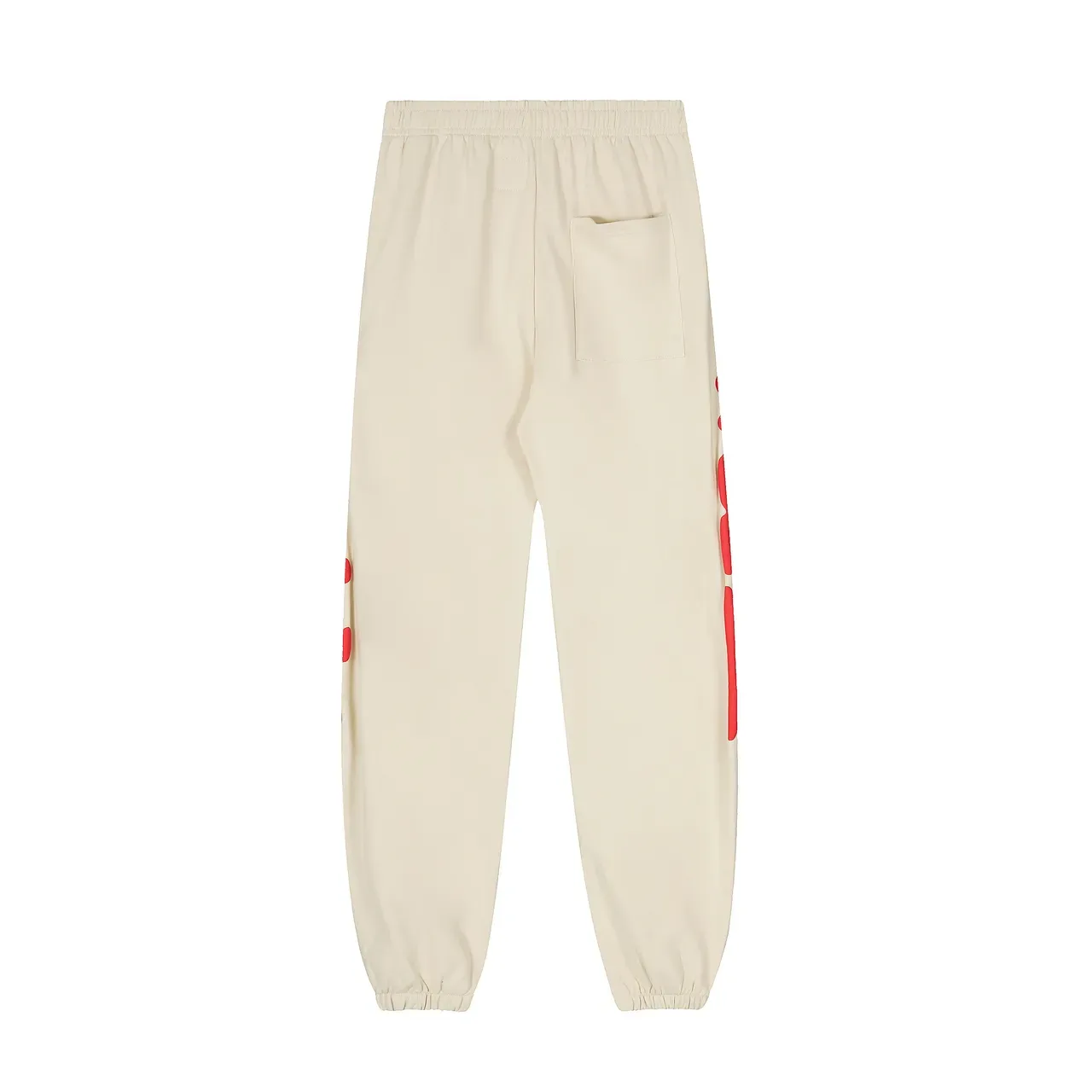 Sp5der Hoodie Oversized Fit Beige Red Graphique 16