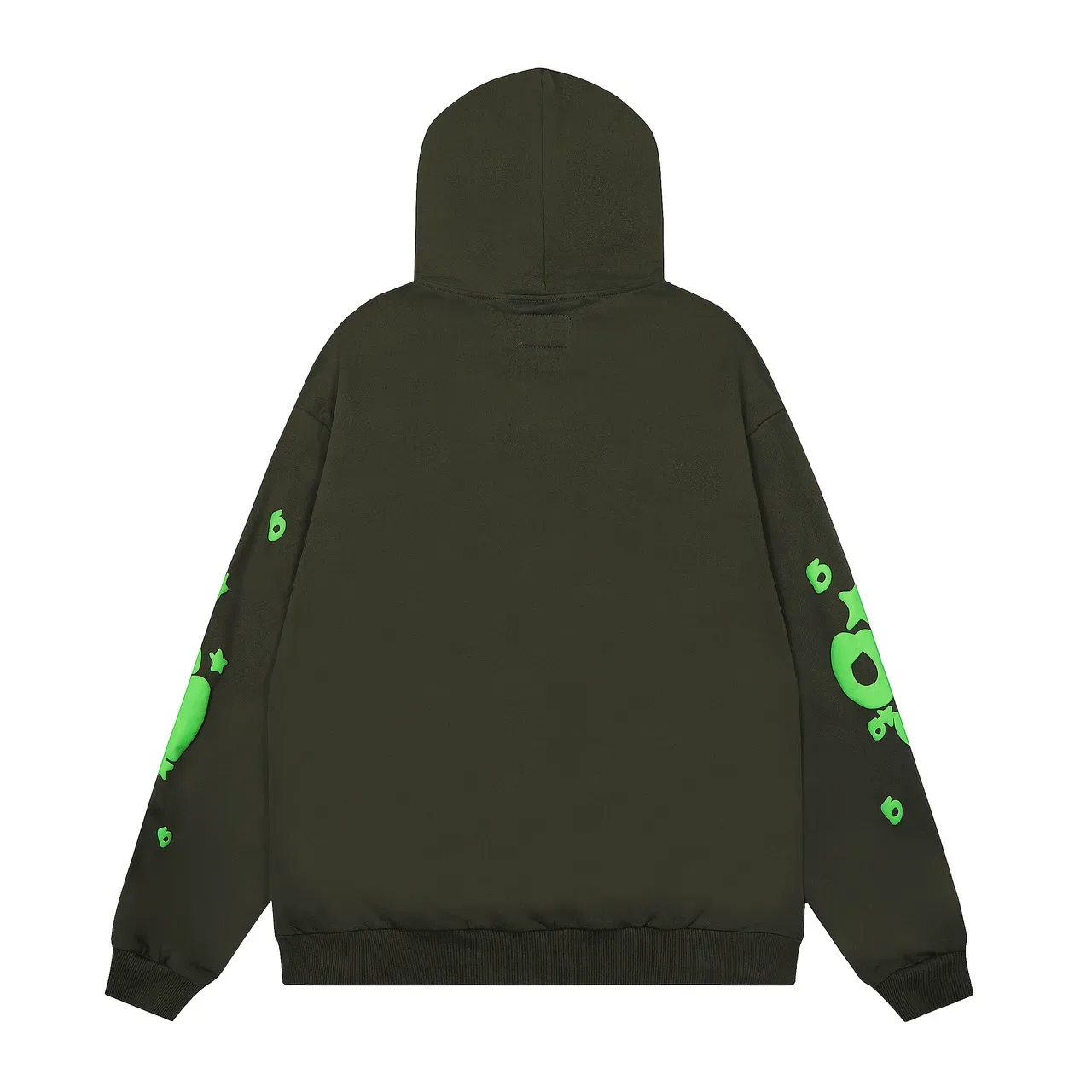 Sp5der Hoodie Oversized Fit Beige Red Graphique 20
