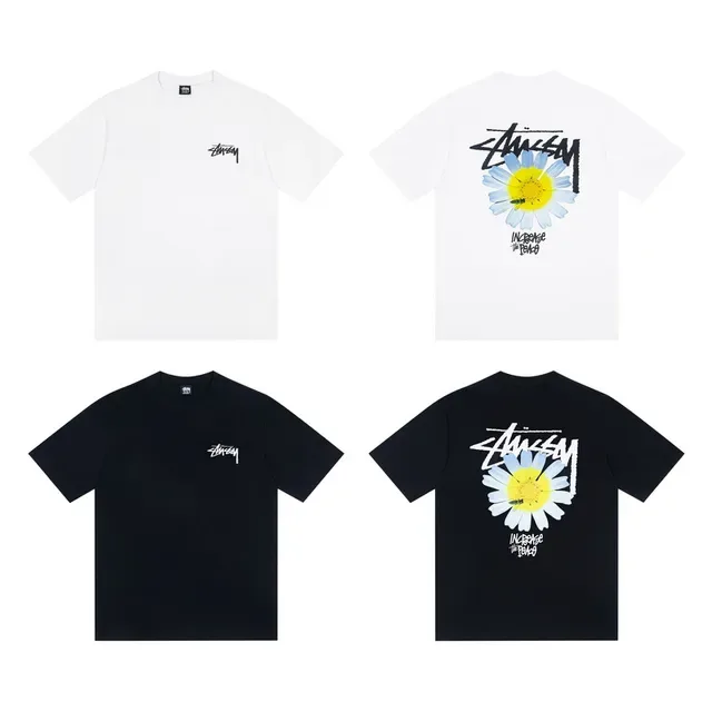 T-shirt Stussy imprimé graphique Daisy 2