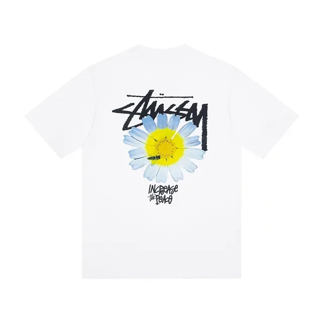 T-shirt Stussy imprimé graphique Daisy 3