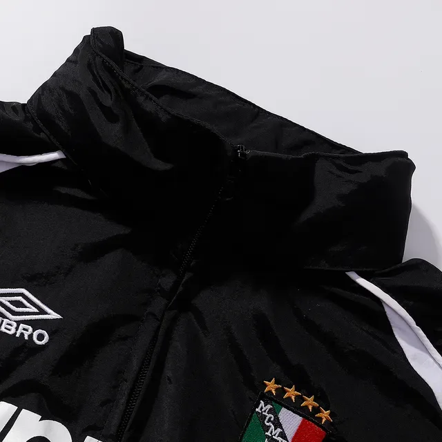 Supreme Black White Full-Zip Contrast-Panel Windbreaker 16