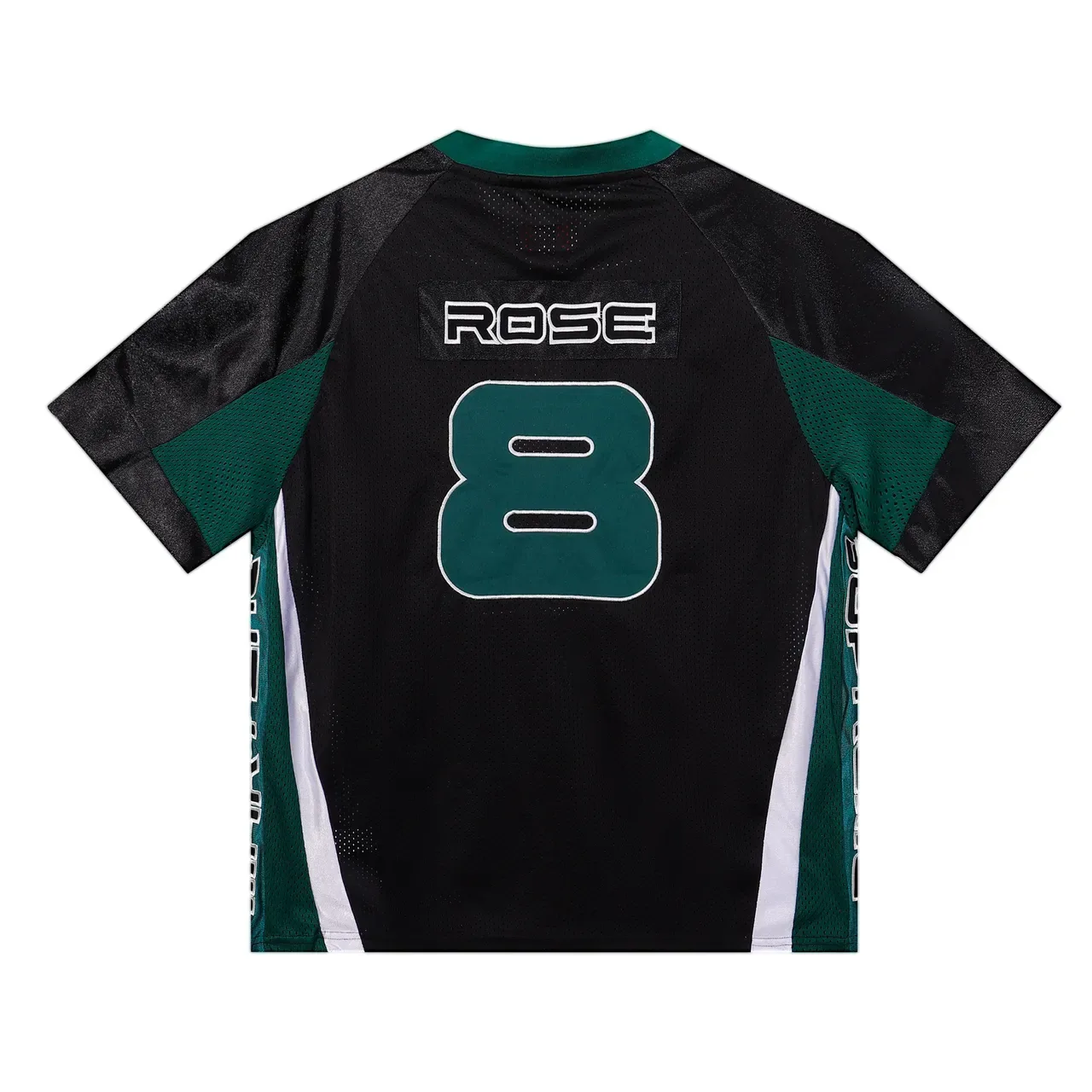 Supreme x Rose Colaboração Camiseta Branca Vermelha V-Neck Malha 2