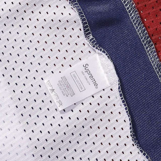 Supreme x Rose Colaboração Camiseta Branca Vermelha V-Neck Malha 6