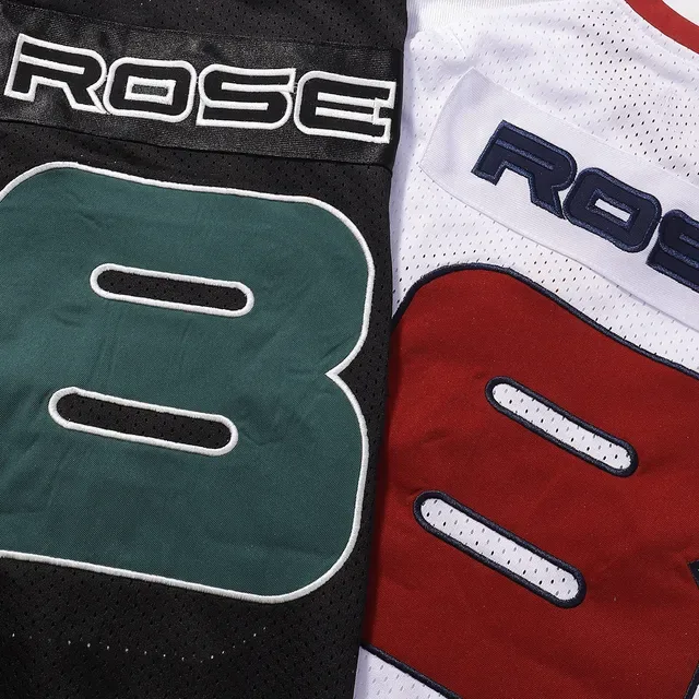 Supreme x Rose Colaboração Camiseta Branca Vermelha V-Neck Malha 9