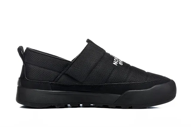 The North Face काला सफेद स्लिप-ऑन लोचदार पट्टी बंद लोफर 5