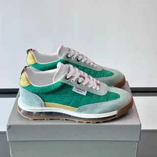 Thom Browne Quilted Green and Light Blue Lifestyle Sneakers