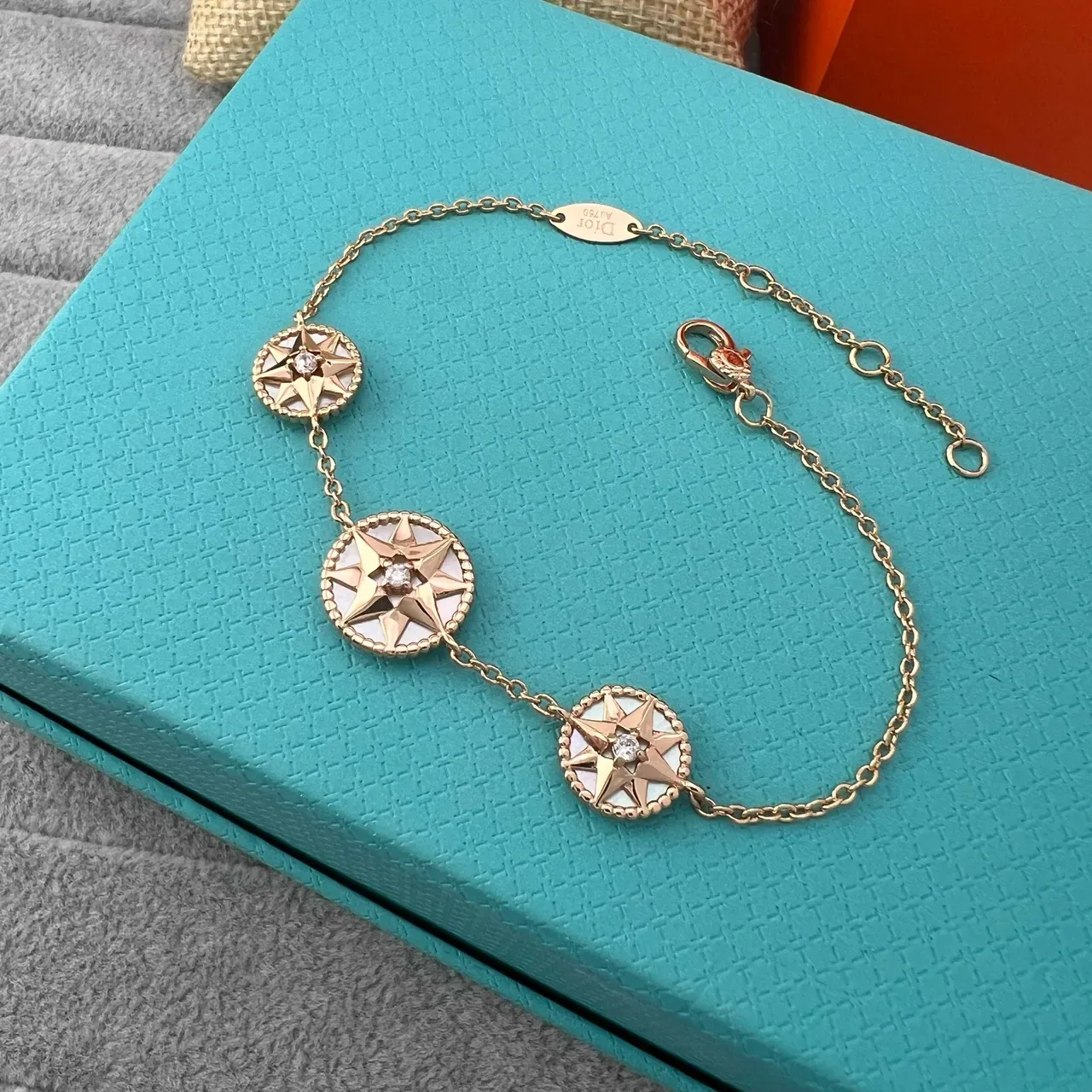 Tiffany & Co. Compass Rose Pulseira Esmaltada e Diamantes 5