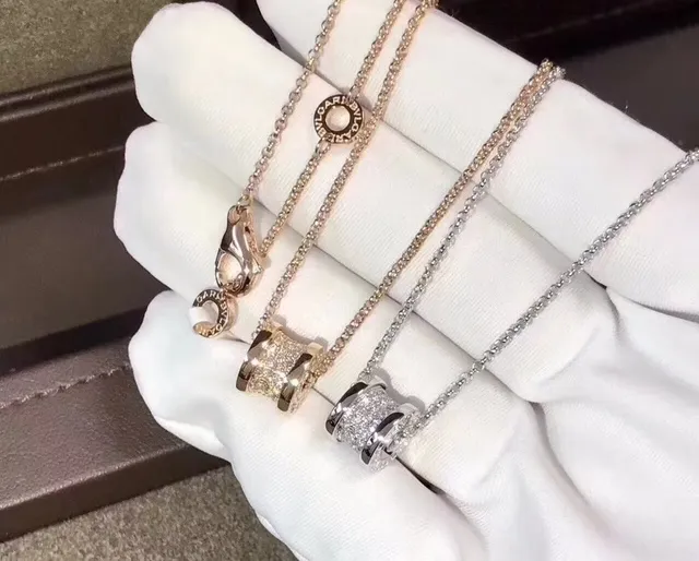 Tiffany & Co. HardWear রোজ গোল্ড মাইক্রো-পাভে সিলিন্ড্রিক্যাল পেন্ডেন্ট নেকলেস 6