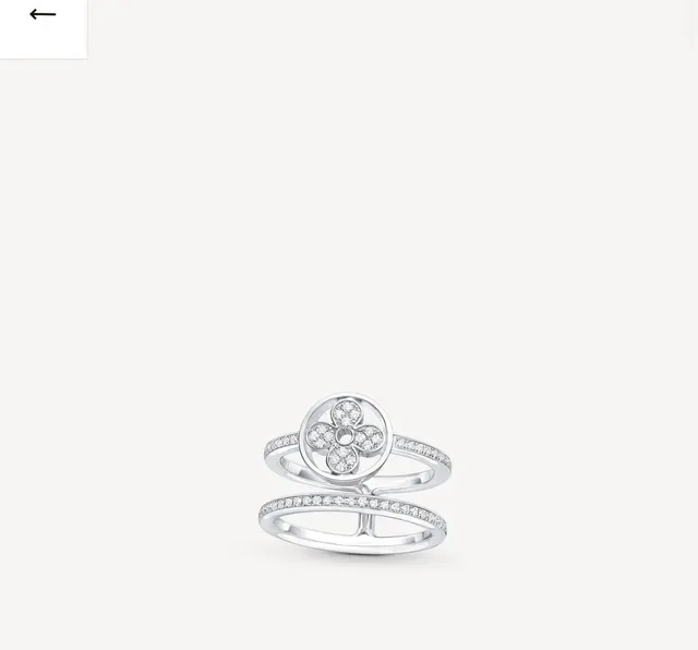 Tiffany & Co. Paloma Picasso Olive Leaf Floral Pavé Ring 9