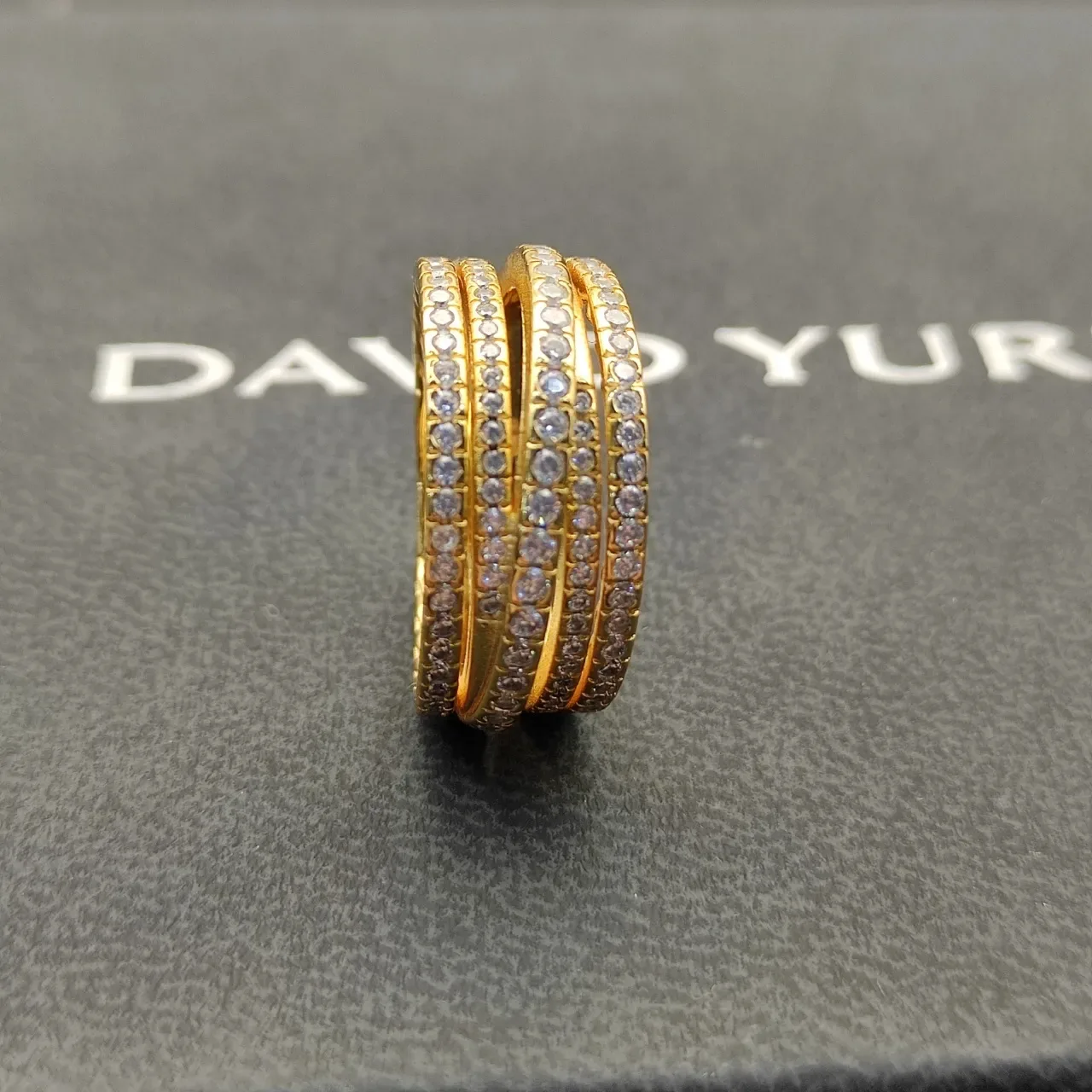 Tiffany & Co. T Collection Twisted Rope and Pavé Diamond Stacking Rings 4
