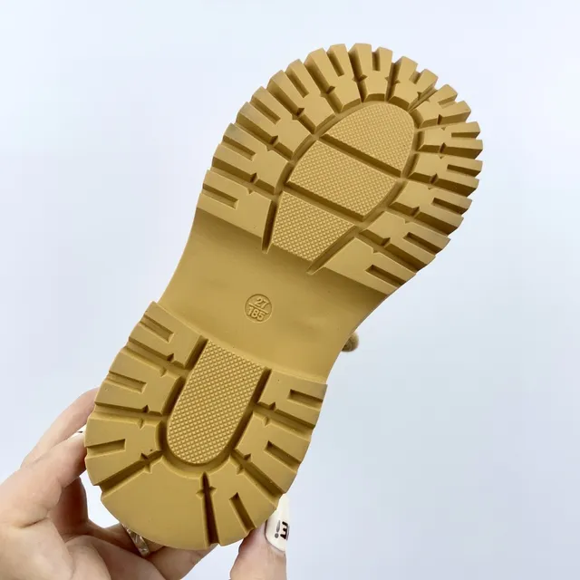 Timberland Field Boot Botas de trabalho rosa de duas cores para crianças 24