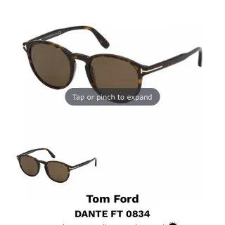 Tom Ford Dante FT 0834 Dark Havana Brown Sunglasses