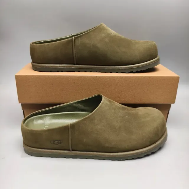 UGG আর্মি গ্রিন স্যুয়েড ক্যাজুয়াল জুতা মোল্ডেড রাবার সোল 5