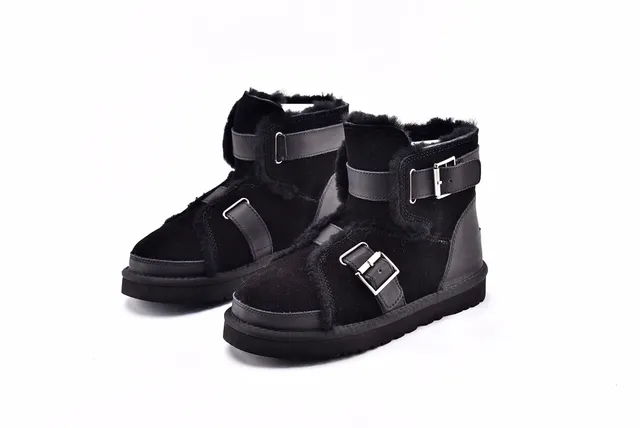 UGG Classic Mini Torque Black Snow Boots 2