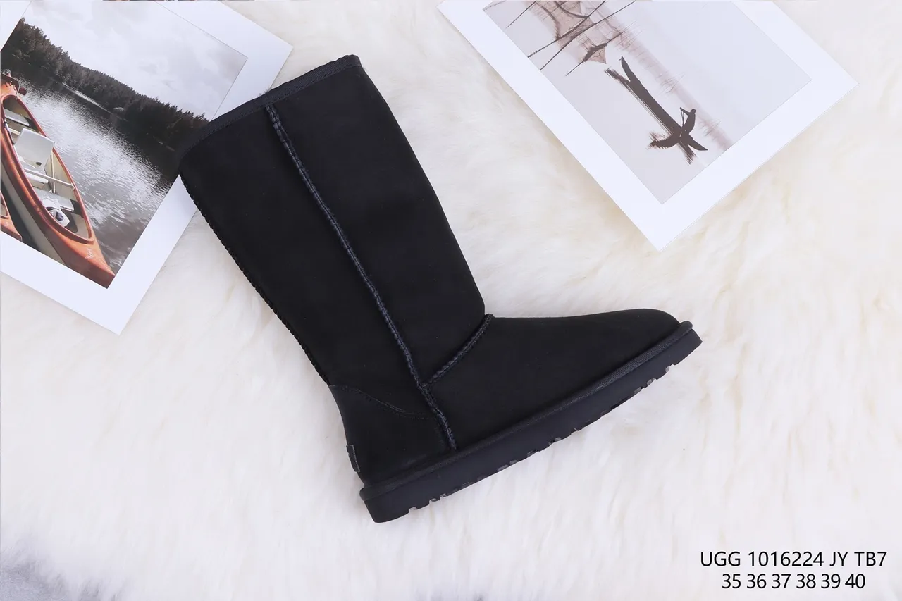 UGG Classic Tall Black Knee Boots 6