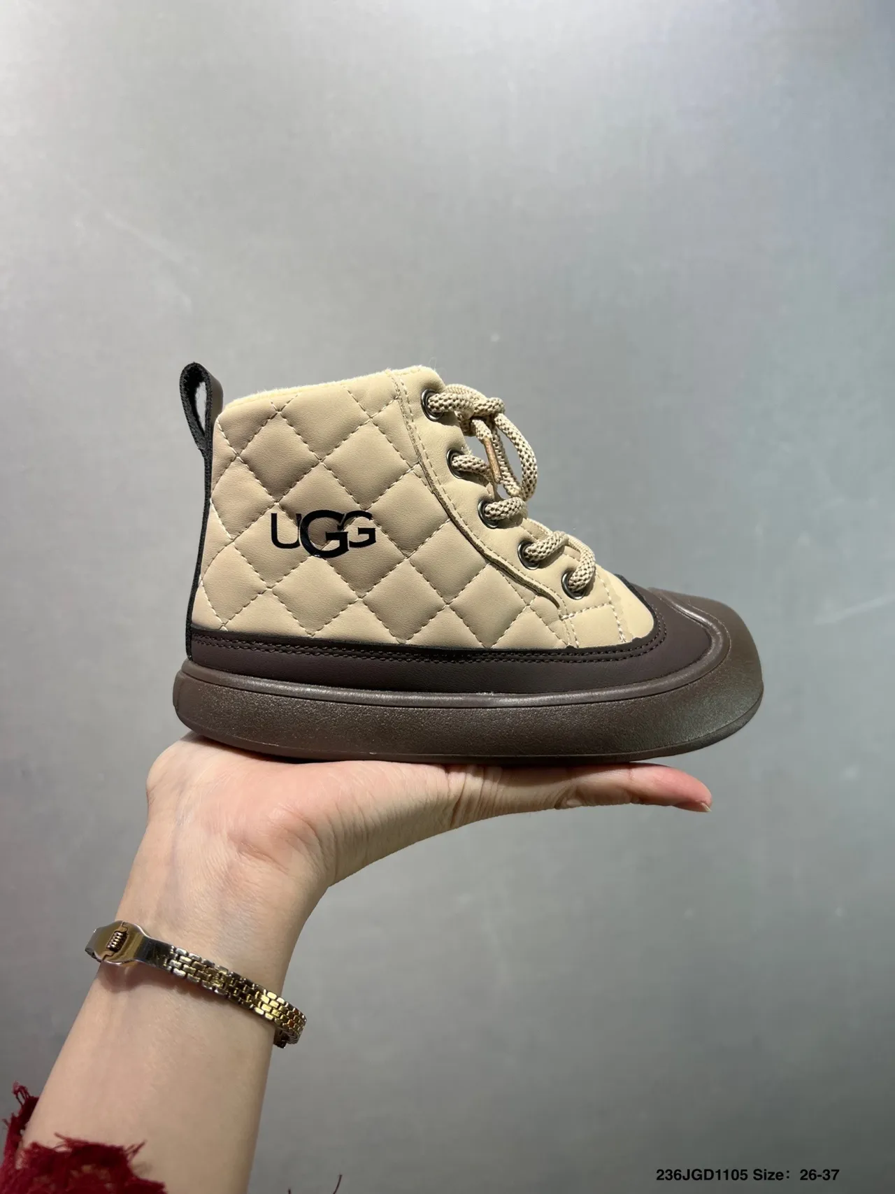 UGG Quilted Lace-Up Snow Boots 15