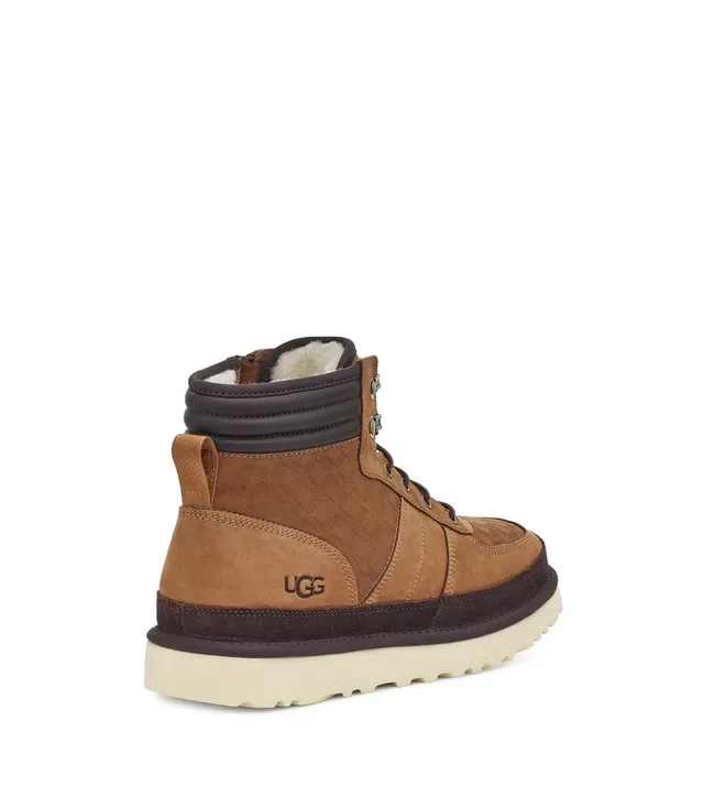 UGG Tan and Brown Lace-Up Padded Collar Work Boot 3