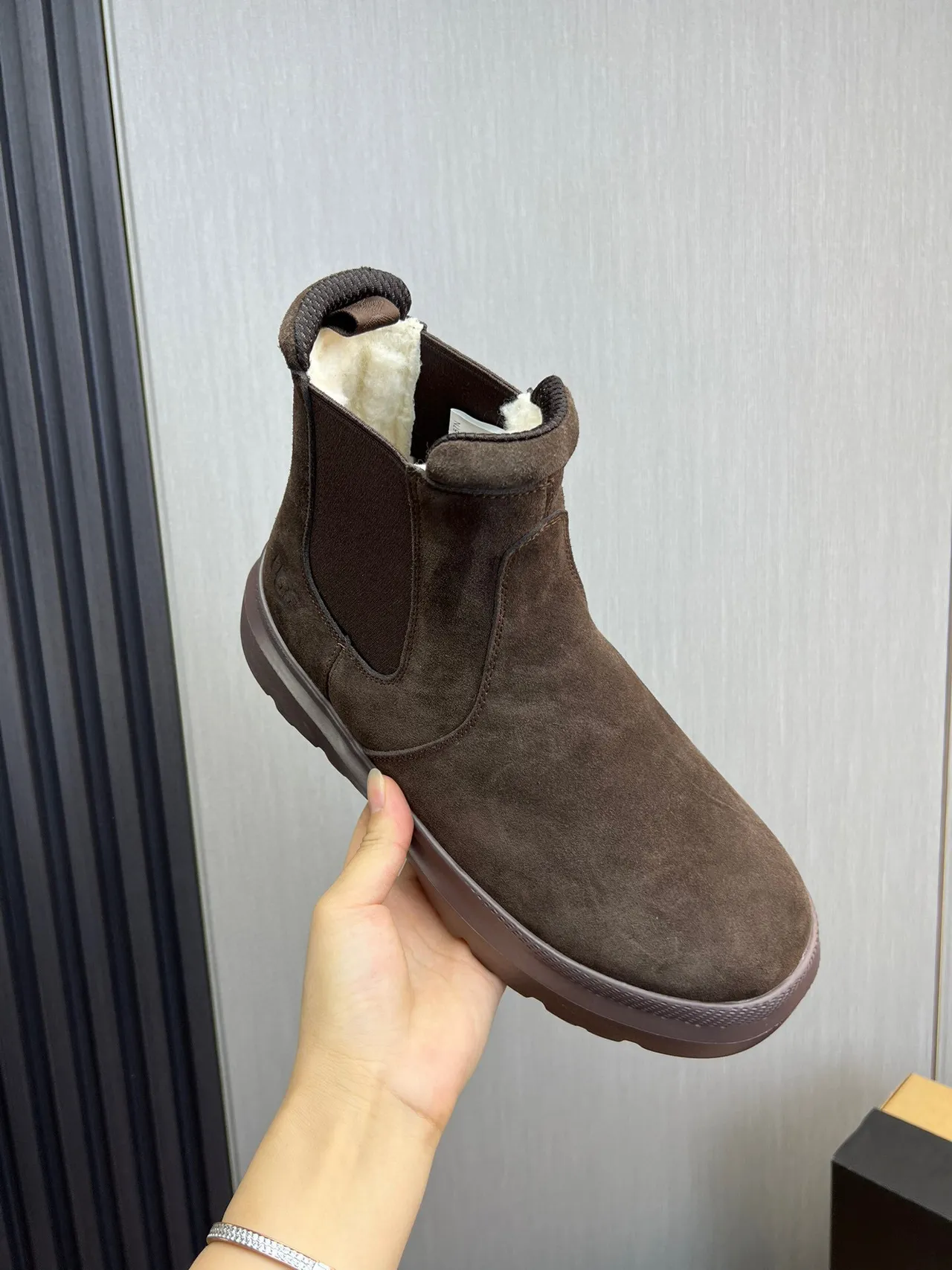 UGG Tasman Brown Suede Chelsea Boots 7