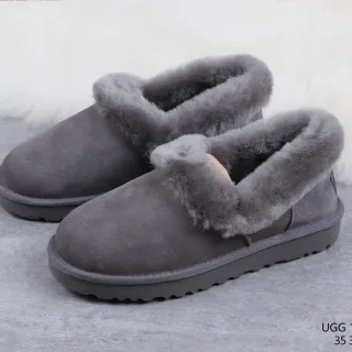 UGG Tasman Ante Gris Superior Forro de Shearling Plush Zapatos Casuales