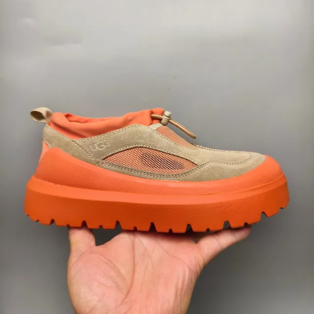 UGG Tasman Orange and Beige Slip-On Chunky Sneakers 2