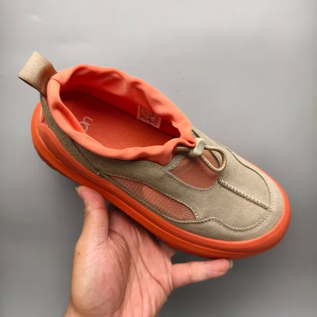 UGG Tasman Orange and Beige Slip-On Chunky Sneakers 3