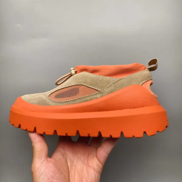 UGG Tasman Orange and Beige Slip-On Chunky Sneakers 7