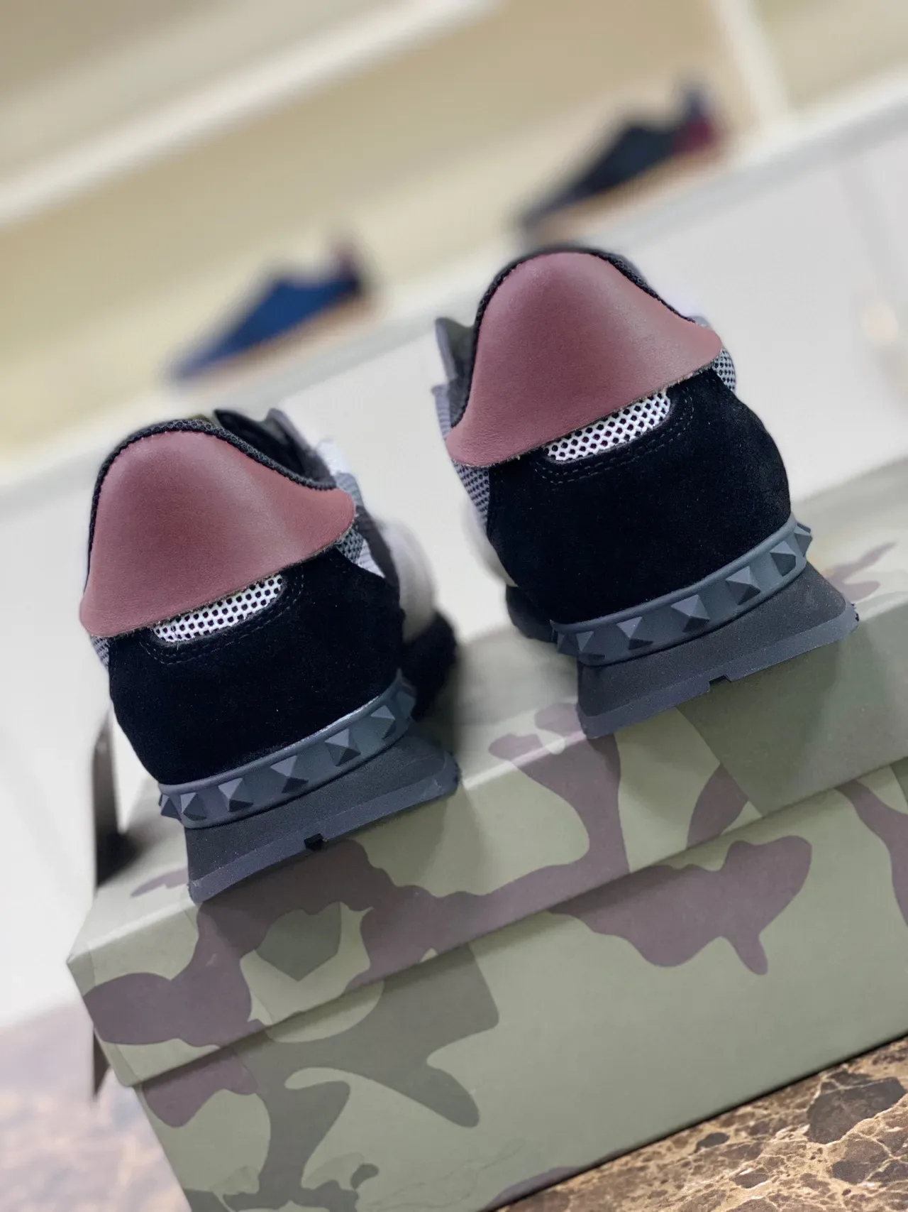 Valentino Garavani Camo-Panel Lifestyle Sneakers 7