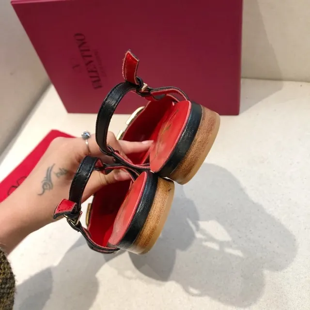 Valentino खुला नुकीला अंगूठा स्लिंगबैक बैलेट फ्लैट्स 6