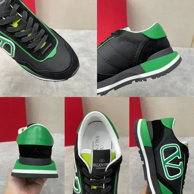 Valentino VLTN 黑色 绿色 白色 生活方式运动鞋 2