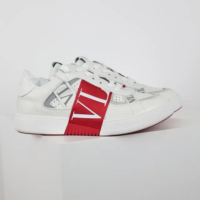 Valentino VLTN White and Red Lifestyle Sneakers 3
